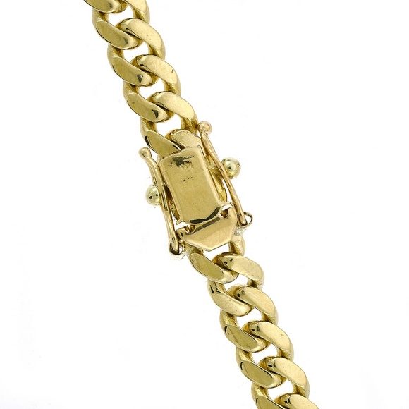 14K Yellow Gold 26 Inch Cuban Link Chain 59 Grams - Picture 3 of 6